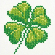 Deimantinė mozaika FOUR LEAF CLOVER 10,2x10,2