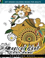 Magical Land and Cute Animal coloring book