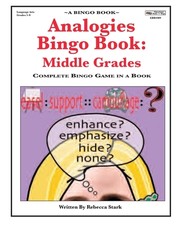 Analogies Bingo Book