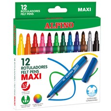 Flomasteriai ALPINO Maxi 12sp