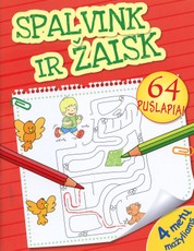 Spalvink ir žaisk. 4 metų mažyliams