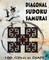 Diagonal Sudoku Samurai X