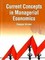 Current Concepts In Managerial Economics