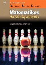 Valstybinis brandos egzaminas. Matematikos darbo sąsiuvinis su sprendimais internete