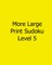 More Large Print Sudoku Level 5