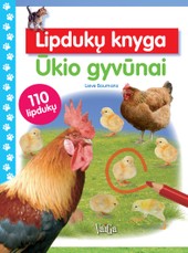 Ūkio gyvūnai. Lipdukų knyga