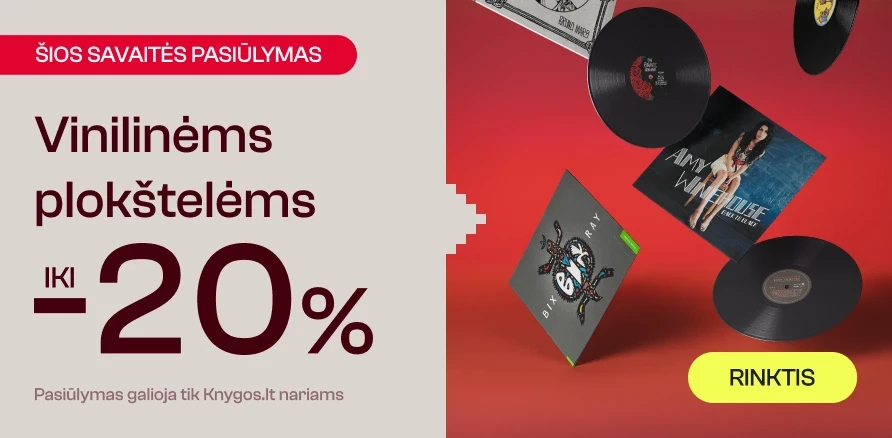 Vinilinėms plokštelėms- iki 20%!