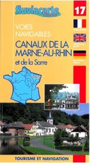 Fluviacarte 17 Canaux de la Marne au Rhin