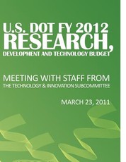 U.S. DOT FY 2012 Research, Development and Technology Budget