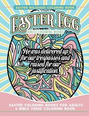 Easter Religious Coloring Book Easter Egg Adult Coloring Books