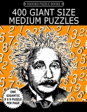 Sudoku Puzzle Book 400 Giant Size MEDIUM Puzzles
