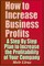 How to Increase Business Profits - A Step by Step Plan to Increase the Profitability of Your Company