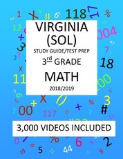 3rd Grade VIRGINIA SOL, 2019 MATH, Test Prep