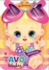 Aš tavo lėliukas. Spalvinimo knygelė su lipdukais