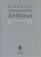Lietuvos vietovardžių žodynas. II tomas