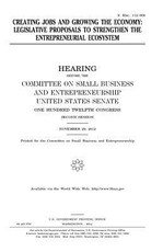 Creating jobs and growing the economy