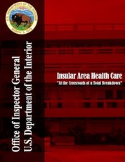 Insular Area Health Care "At the Crossroads of a Total Breakdown"
