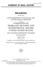 Oversight of small agencies