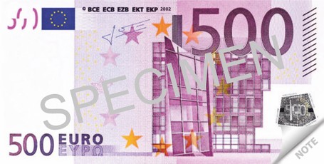 Bloknotas 500 EURO 70lapų