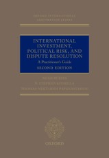 International Investment, Political Risk, and Dispute Resolution