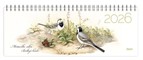 Kalendorius stalinis MEMO CARD white wagtail