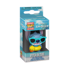 FUNKO POP! Raktų pakabutis: Disney: Lilo & Stitch - Stitch in Tube​