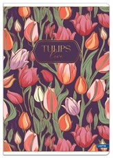Sąsiuvinis A5 52lap. 80g TULIPS lang.
