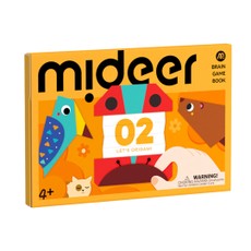 Mideer Origami užduočių knyga, 2 lygis, nuo 4 m.