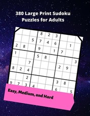 380 Large Print Sudoku Puzzles for Adults