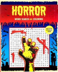 Horror Word Search and Coloring