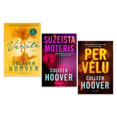 Colleen Hoover 3 knygų rinkinys: Veritė + Per vėlu + Sužeista moteris