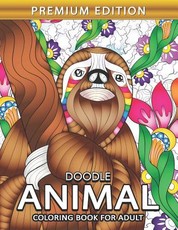 Doodle Animal Coloring book for Adults