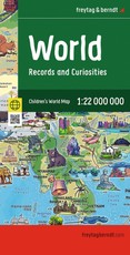 freytag & berndt Straßenkarte World map for Children 1:22 Mio.