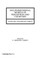 Multidimensional Models of Perception and Cognition
