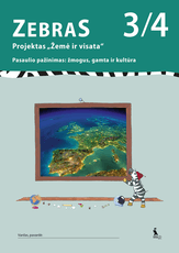 Zebras. Projektas „Žemė ir visata“. Užduotys 3-4 klasės mokiniams