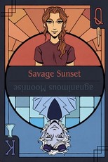 Magnanimous Moonrise & Savage Sunset