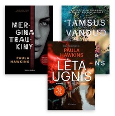Paula Hawkins 3 knygų rinkinys: Tamsus vanduo + Mergina traukiny + Lėta ugnis Paula Hawkins 3 knygų rinkinys: Tamsus vanduo + Mergina traukiny + Lėta ugnis