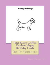 Petit Basset Griffon Vendeen Happy Birthday Cards
