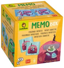 Atmintį lavinantis žaidimas LUDATTICA MEMO BOX „Fantazijų personažai“ Atmintį lavinantis žaidimas LUDATTICA MEMO BOX „Fantazijų personažai“