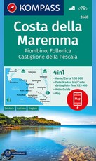 Costa della Maremma, Piombino, Follonica, Castiglione della Pescaia 1:50 000