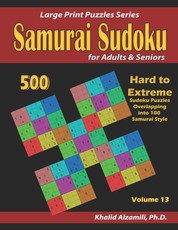 Samurai Sudoku for Adults & Seniors
