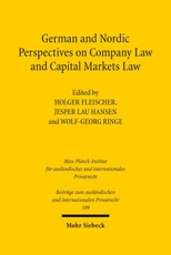German and Nordic Perspectives on Company Law and Capital Markets Law