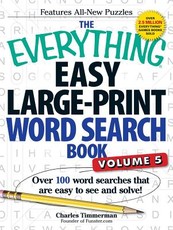 The Everything Easy Large-Print Word Search Book, Volume 5