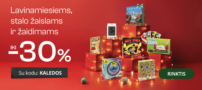 Lavinamiesiems ir stalo žaislams ir žaidimams - extra nuolaidos iki -30%