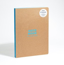 Kraft and Blue A4 Notebook