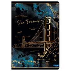 Sąsiuvinis(platus) A5 48lap 80g lang GOLD CITY