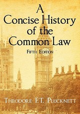 A Concise History of the Common Law. Fifth Edition.