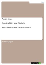 Sustainability and Biofuels