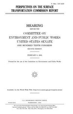 Perspectives on the Surface Transportation Commission report