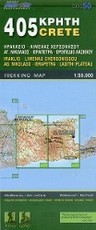 Iraklio - Limenas Chersonissou - AG. Nikolaos - Ierapetra - Lasithi Plateau  1 : 50 000